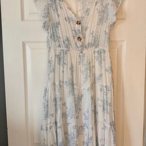 Sweet Wanderer Cream Maternity Dress